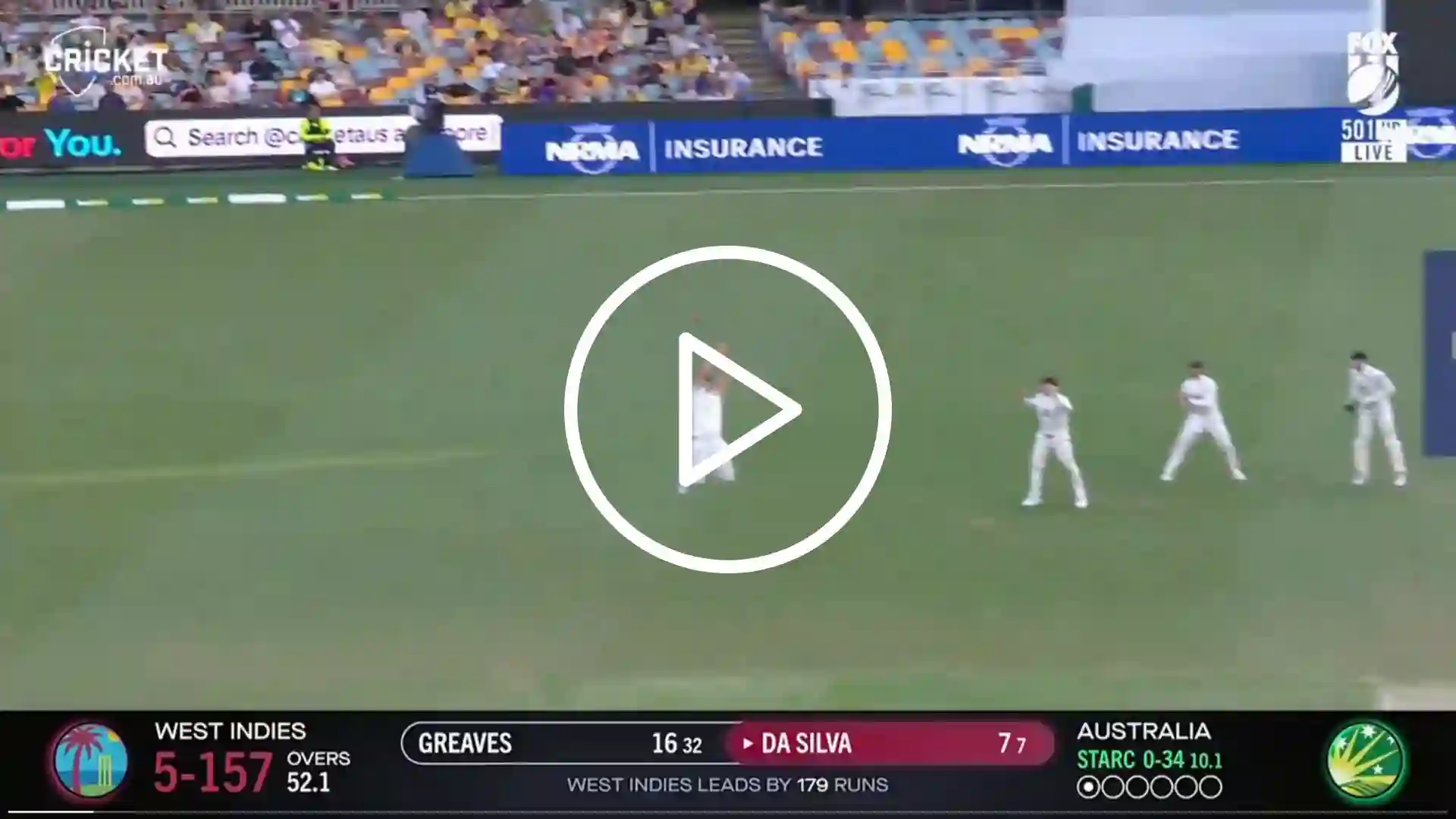 [Watch] Cameron Green Snags A Stunner At Gully To Dismiss Joshua Da Silva